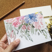 Load image into Gallery viewer, Daisies &amp; Roses 4.25x5.5&quot; Folded Blank Notecard
