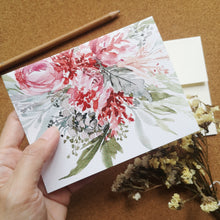 Load image into Gallery viewer, &quot;Blooms, berries and cheers!&quot; 4.25x5.5&quot; blank card
