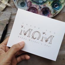 Load image into Gallery viewer, Paint-your-own blank Mother&#39;s day card
