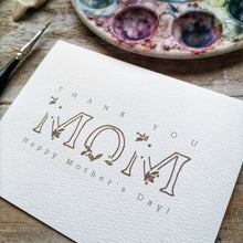 Load image into Gallery viewer, Paint-your-own blank Mother&#39;s day card
