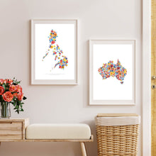 Load image into Gallery viewer, (Pre-Order) Kulay Pinas Floral Map of Australia+Philippines bundle
